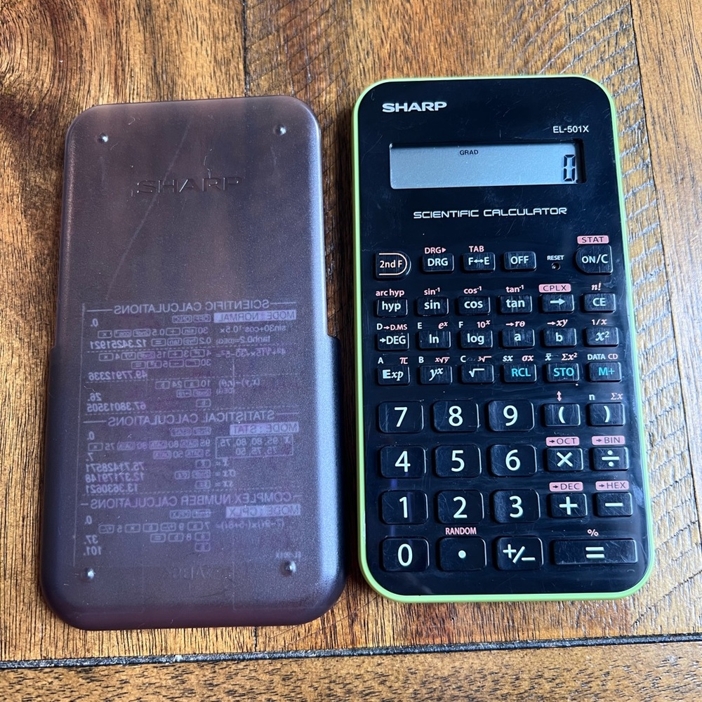 Sharp El-501 Scientific Calculator